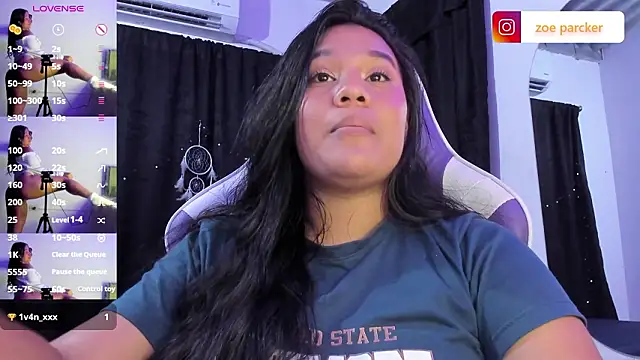 Chat +18 de ZoeParcker ao vivo