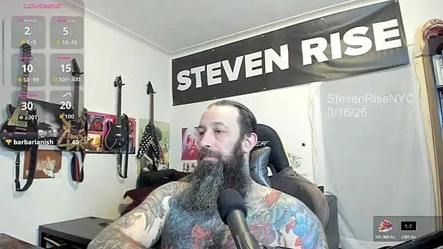 Show webcam de StevenRiseNYC