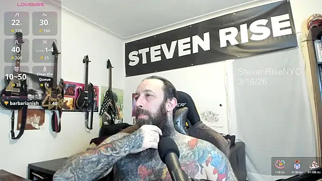 โชว์เว็บแคมของ StevenRiseNYC