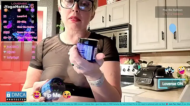 Show webcam de YogaHottie76