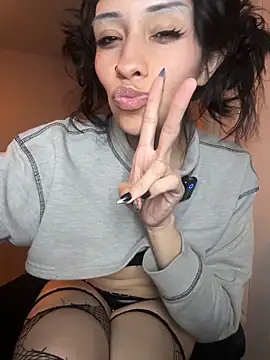 XXX chat uživo modela Gothbabbi