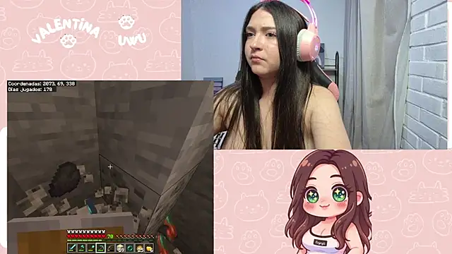 valentinauwu élő XXX-chatje