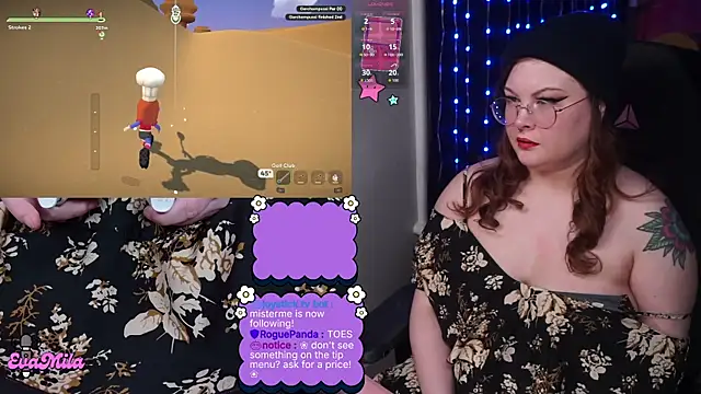 Chat +18 de evamila ao vivo