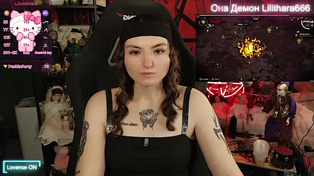 Lilithara666 Show in webcam