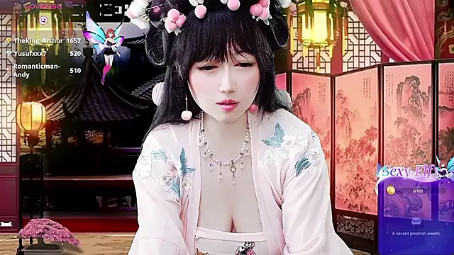 Pertunjukan Kamera Web LuckyCute-Tutu