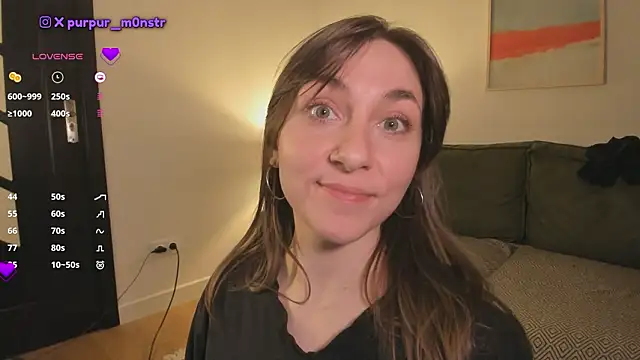 XXX chat uživo modela purpurmonstr