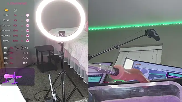 CutieV élő XXX-chatje