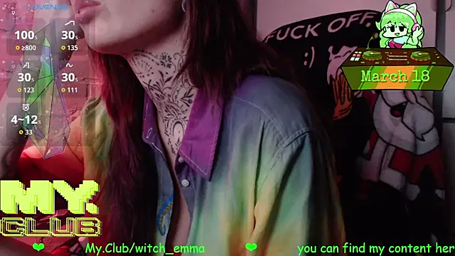 Witch_Emma élő XXX-chatje