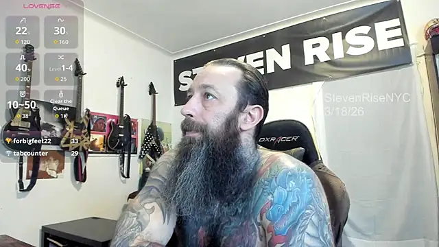 StevenRiseNYC: διαδικτυακό σόου στην κάμερα