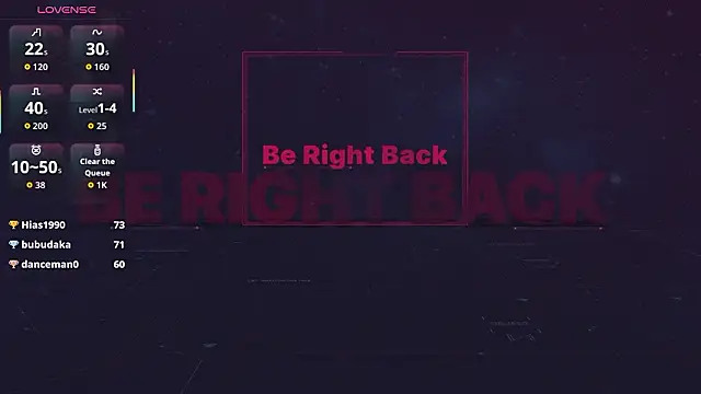 Scarletbigbug élő XXX-chatje