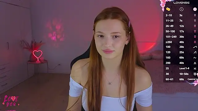 Show de CuteAriel7 na webcam