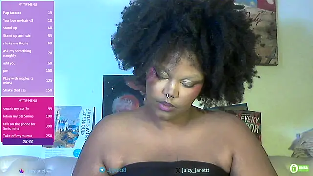 juicy_janet: διαδικτυακό σόου στην κάμερα