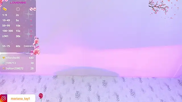 MARIANA_TAY1 Chat XXX in diretta