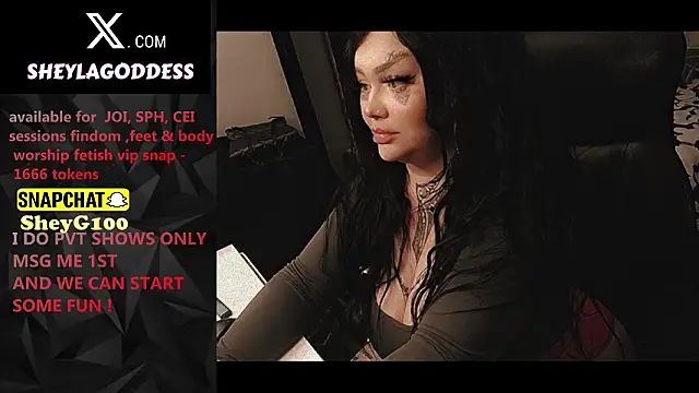 sheylagoddess11 Adlı Modelin Canlı XXX Sohbeti
