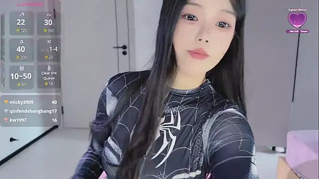 MM-feifei élő XXX-chatje