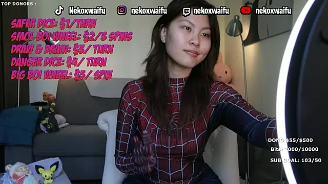 Chatroom XXX en direct de nekoxwaifu