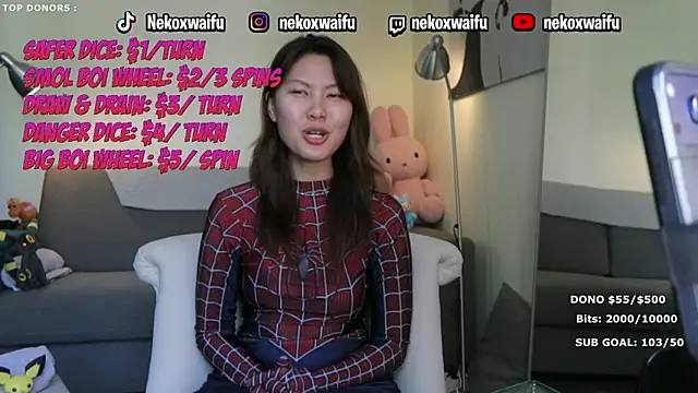 Živý XXX chat nekoxwaifu