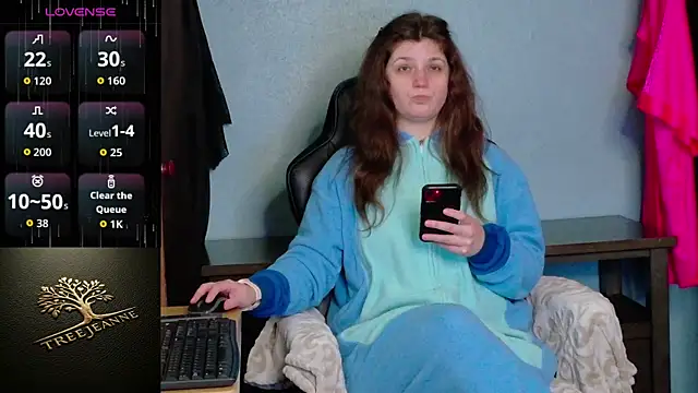 TreeJeanneのライブXXXチャット