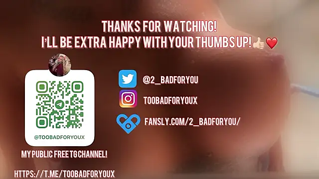 Webkamerová show 2badforyou