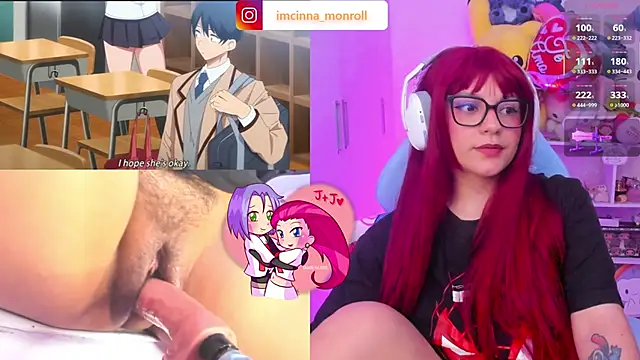 cinna_monroll: διαδικτυακό σόου στην κάμερα