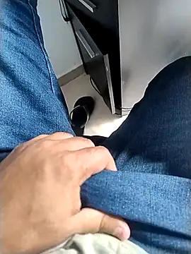 Show de homem-amador na webcam