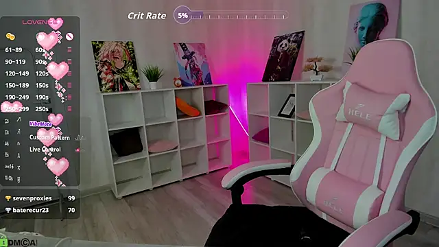 Show Webcam de Megan_Violer