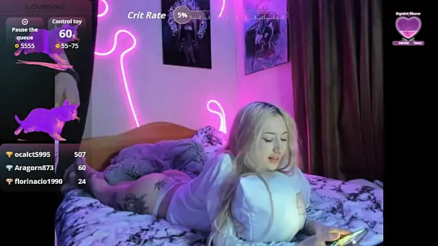 Show de DarkAng3IX na webcam