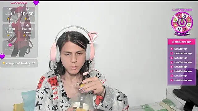 Petite-Goth Show in webcam