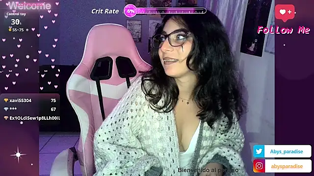 Abysparadise Adlı Modelin Canlı XXX Sohbeti