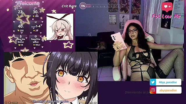 AbysparadiseのライブXXXチャット