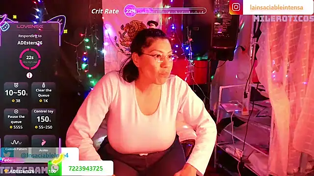 دردشة LaInsaciableIntensa الجنسية المباشرة