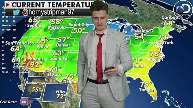 hornystripman97n Webbikameraesitys