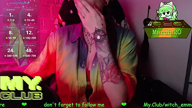 Witch_Emma Adlı Modelin Canlı XXX Sohbeti