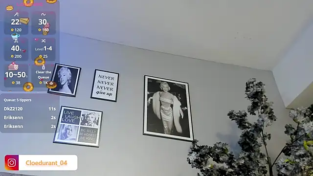 Cloedurant Live XXX-chat