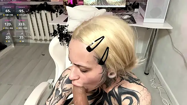 KizzieSherbert élő XXX-chatje