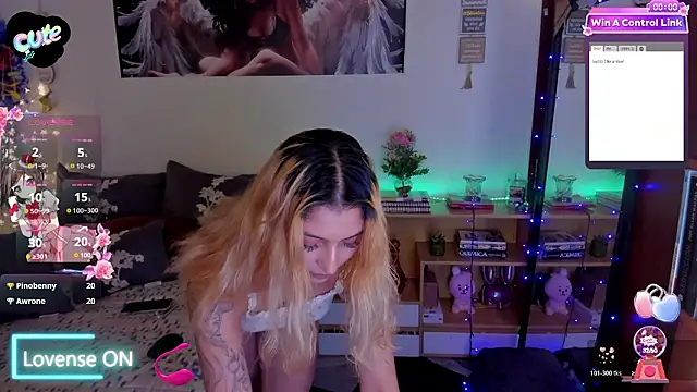 cuteweed420 élő XXX-chatje