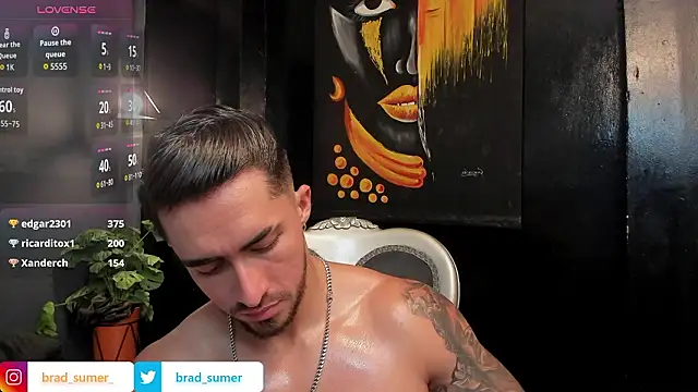 Brad_Summer Show in webcam