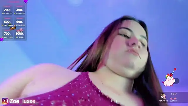 Chat XXX ao vivo de Zoe_Luxxe_