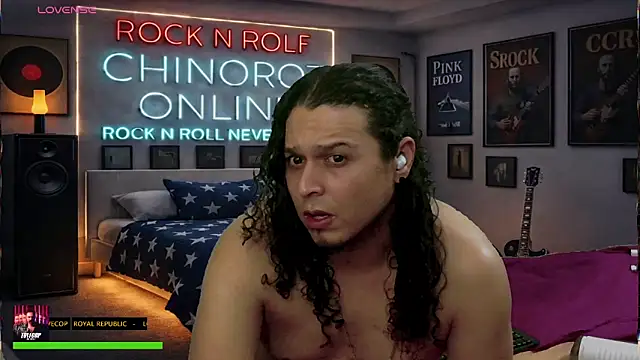 chino_roz: διαδικτυακό σόου στην κάμερα