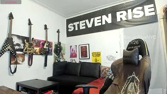 Show modela StevenRiseNYC na web-kameri