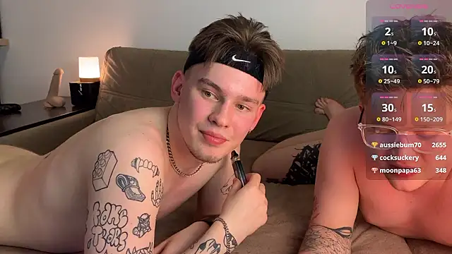 pleasuretwoguys Pertunjukan Webcam