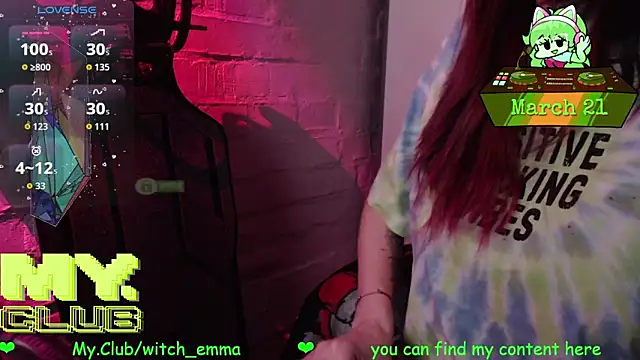 Witch_Emma 라이브 XXX 채팅