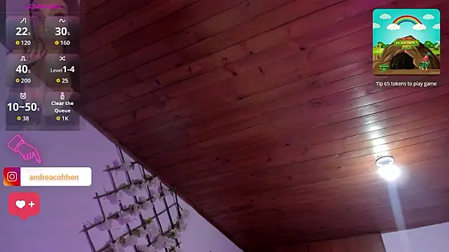 Chat +18 de andrea-cohen ao vivo