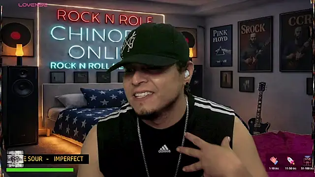 chino_roz: διαδικτυακό σόου στην κάμερα