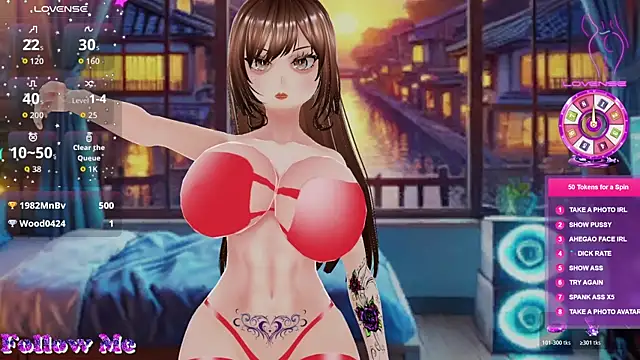 Hanaedamngirl webkamerás műsora