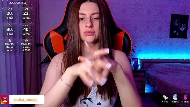 แชท XXX สดของ Elishka_