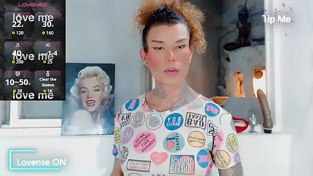 ana_tsxxx: διαδικτυακό σόου στην κάμερα