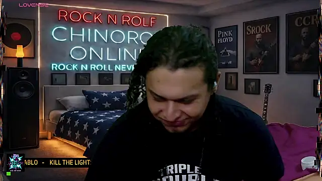 chino_roz: διαδικτυακό σόου στην κάμερα