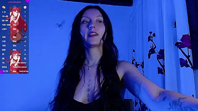 Show de Isis101 na webcam