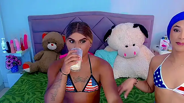 Show de party_duo_trans na webcam